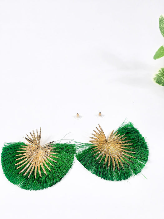 Sunrise Spark Fan Earrings