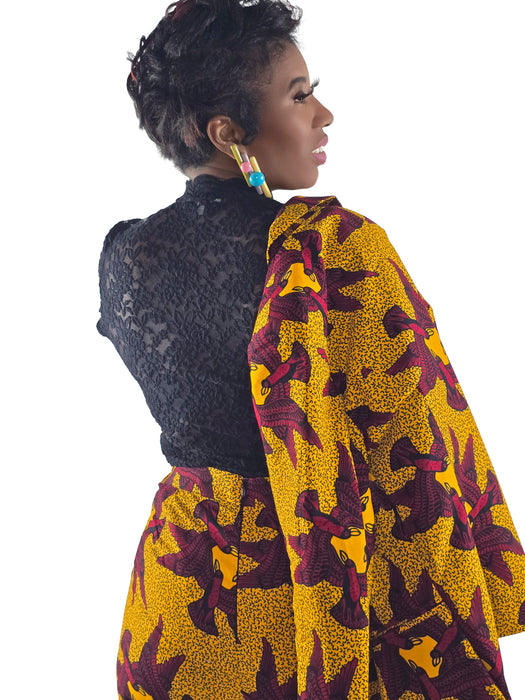 Chike Ankara Print Power Suit Set