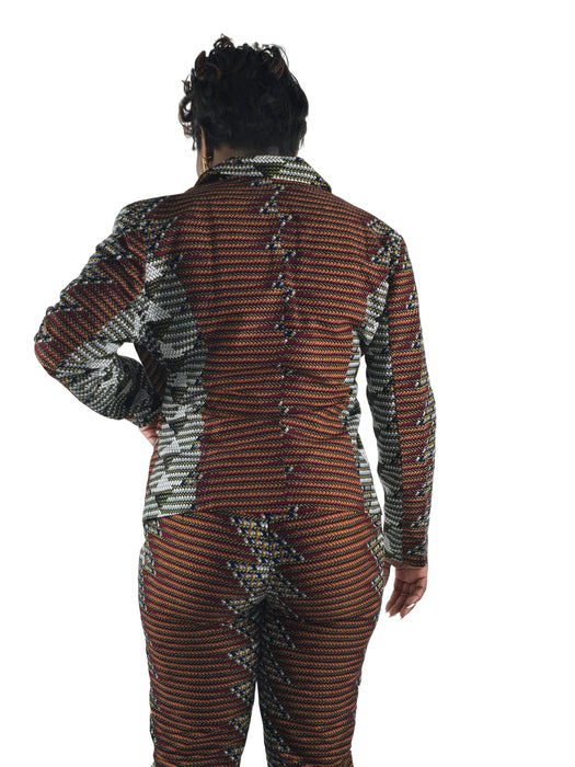 Nana Ankara Print Power Suit Set
