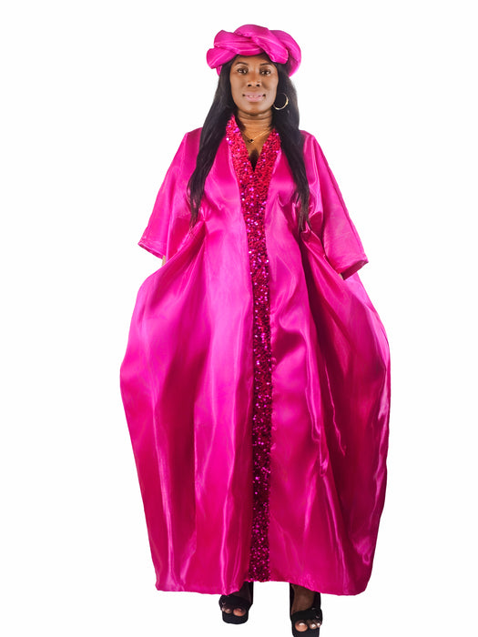 Royal Radiance Satin Boubou