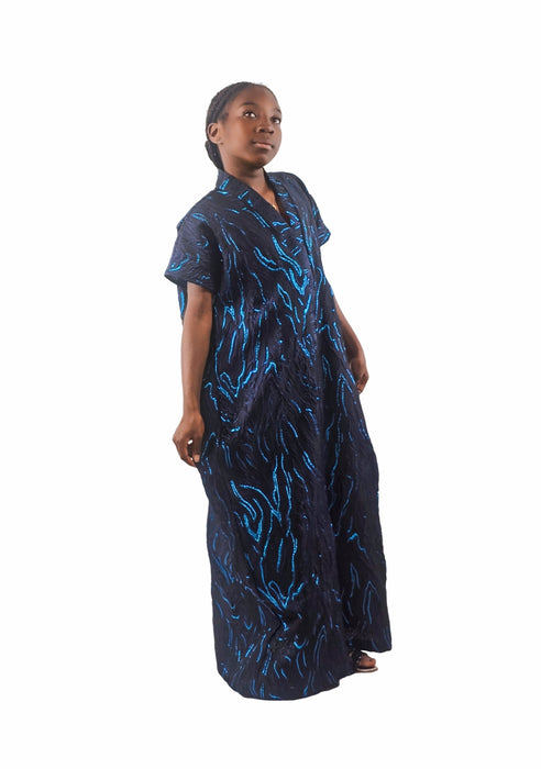 Girl’s Matching Royal Blue Boubou