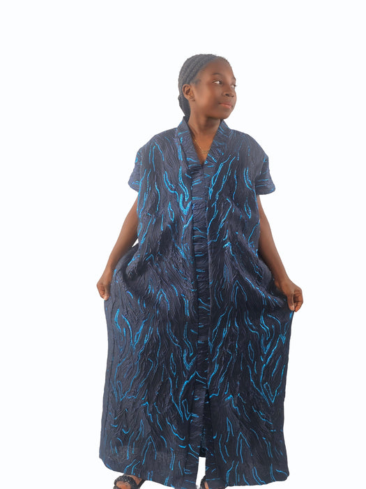 Girl’s Matching Royal Blue Boubou