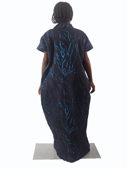 Girl’s Matching Royal Blue Boubou