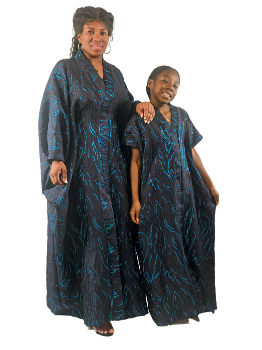 Girl’s Matching Royal Blue Boubou