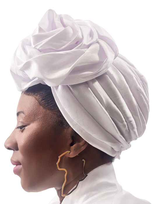 Elegant Pre-Tied Turban Wrap