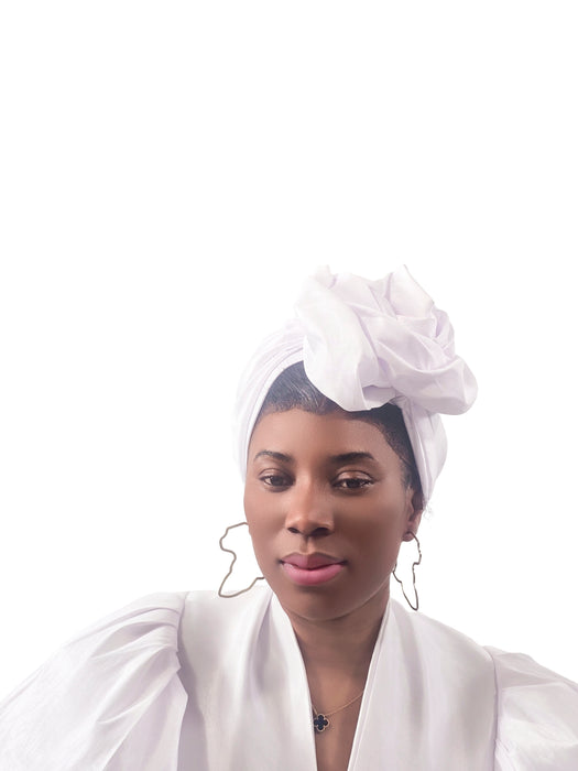 Elegant Pre-Tied Turban Wrap