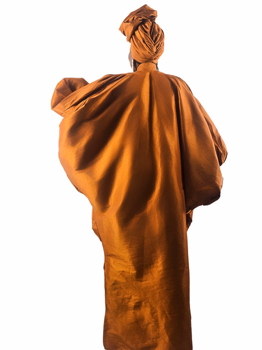 Luxe Silhouette Boubou Orange