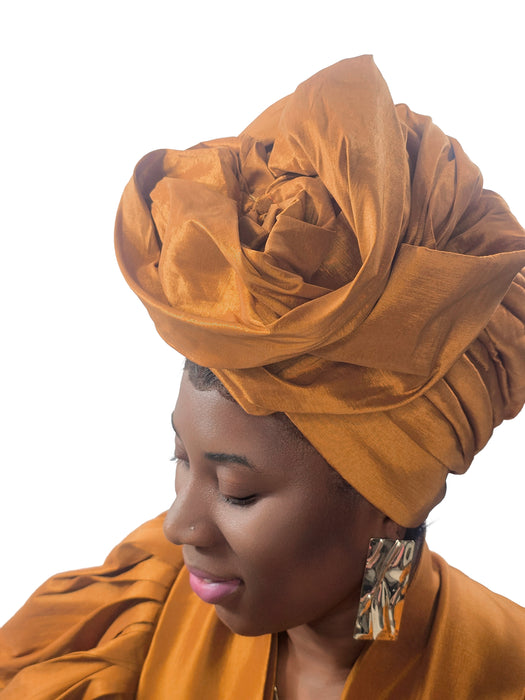 Elegant Pre-Tied Turban Wrap