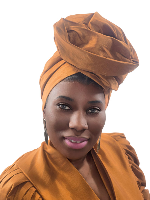 Elegant Pre-Tied Turban Wrap