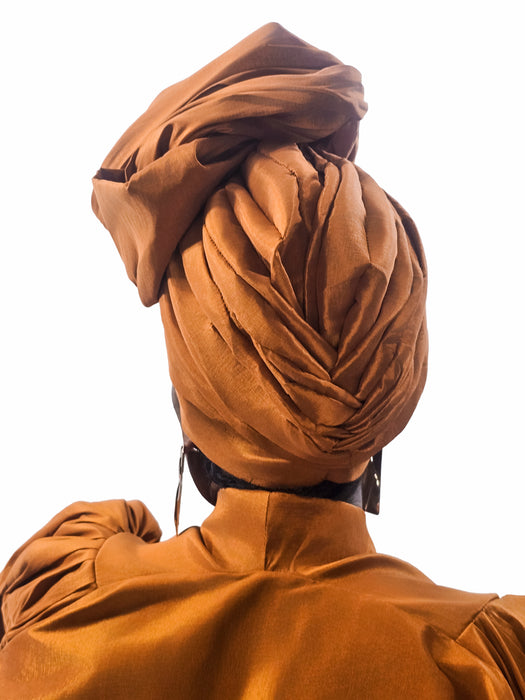 Elegant Pre-Tied Turban Wrap