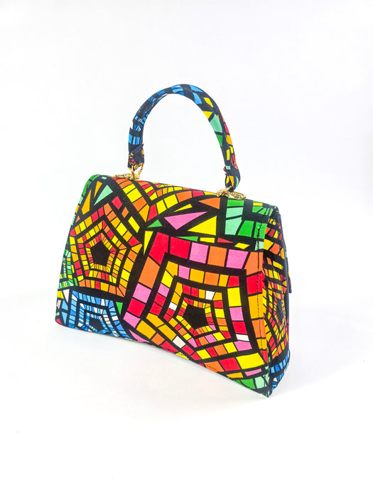 Aisha Small Ankara Purse
