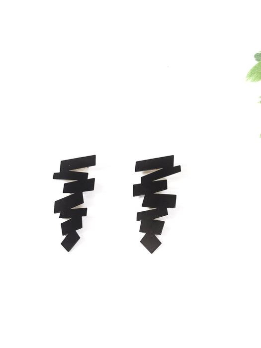 Midnight Zigi Earrings