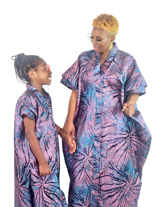 Aliyah Mom & Daughter Matching Boubou Dress