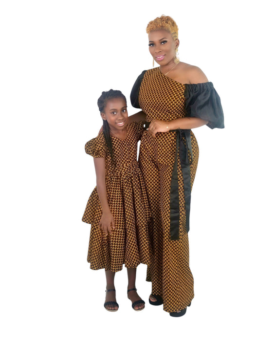 Amara & Mini Majesty Mom & Daughter Matching Set