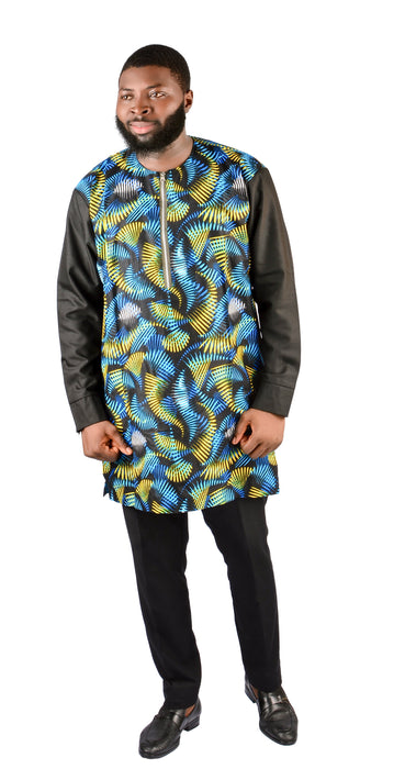 Regal Ankara Zip-Up Top