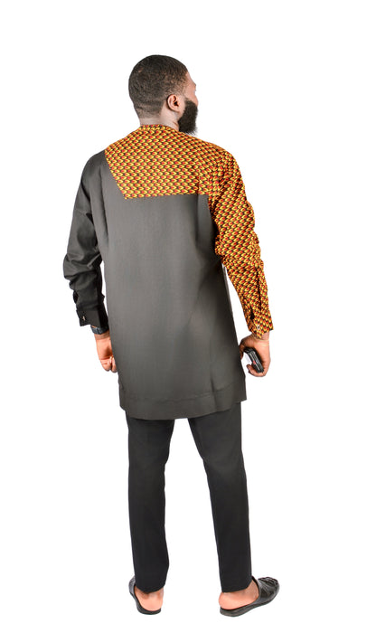 Bold Harmony Men’s Ankara Top