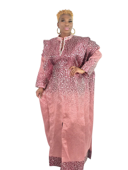 Amina Brocade Boubou Dress