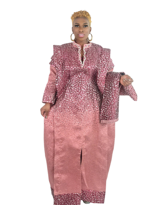 Amina Brocade Boubou Dress