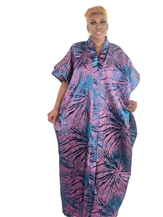 Aliyah Brocade Boubou Dress