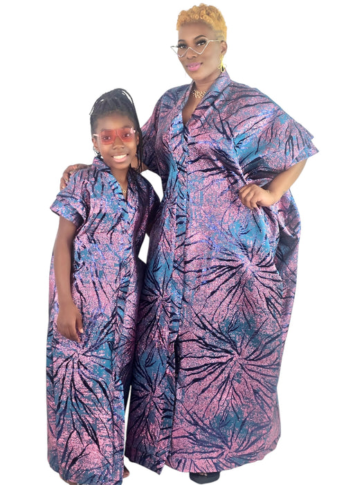 Aliyah Mom & Daughter Matching Boubou Dress